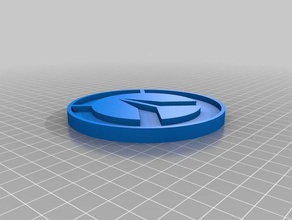 overwatch coaster signs & logos 3d print model - Mito3D
