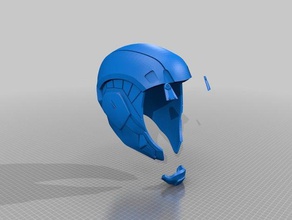 atom Helm ledgends tomrrow 3d-drucken 3d print model - Mito3D