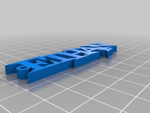 ethan keychain keychains customized 3d print model - Mito3D