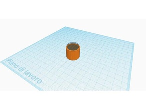 20 mm tüp tak filaman biriktirme 3d baskı filament tutucu makara araç sahibi 3d print model - Mito3D
