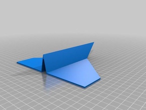 wiederverwendbare Papier Flugzeug Spielzeug & Spiele container Flug origami 3d print model - Mito3D