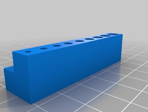 delik boyutu test 3d baskı testleri kalibrasyonu 3d print model - Mito3D
