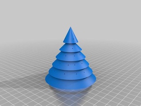 christmas tree lights decor tea light 3d print model - Mito3D