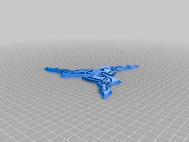 warframe hikou prime behoben Requisiten cool Spiele remix 3D print model - Mito3D