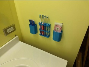 diş macunu duvar askı banyo 3d print model - Mito3D