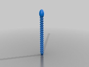 my customized stackable magic wand - fixed props 3d print model - Mito3D