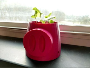 natalie's planter jmu3space 3d print model - Mito3D