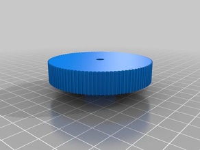 100 tooth od 636cm gt2 pulley 3d printer parts customized 3d print model - Mito3D