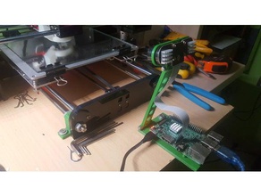 octopi base 3d printer accessories parts anet a6 upgrade octoprint raspberry pi 3d print model - Mito3D