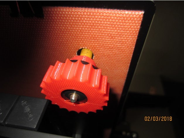 cr-10 s4 enlarged bed leveling knob slip model 3d printer parts 3D print model - Mito3D