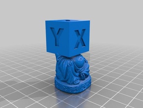 budda xyz cube art s'ennuyer 3d print model - Mito3D