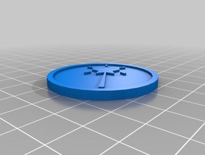 wand token sikke ve rozetleri özelleştirilmiş 3d print model - Mito3D