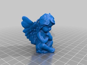 sonhar com anjo da árvore de natal A impressão 3d 3d print model - Mito3D
