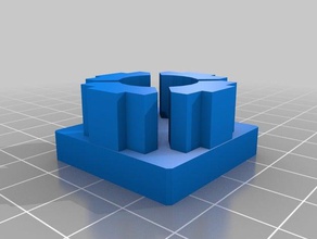 3030 extrusion square foot 3d printer accessories 3d print model - Mito3D