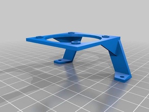 tronxy x1 lighter fan holder stock 3d printer accessories 3d print model - Mito3D