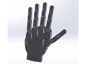 mano robotica 20 la controllato protesica robot filo 3d print model - Mito3D