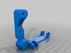 bq hephestos fixed x motor bracket eje acople cadeneta izquierda 3d printer parts 3d print model - Mito3D