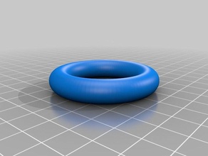 meine angepasste parametrische o-ring-torus brigg diy kundengebundene 3d print model - Mito3D