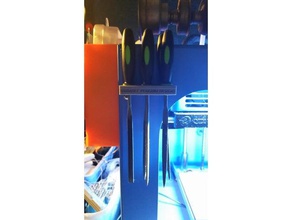 aguja magnética archivo de monte portaherramientas y cajas a la mano soporte herramienta 3d print model - Mito3D