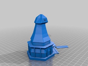windmill buildings & structures 3d print model - Mito3D