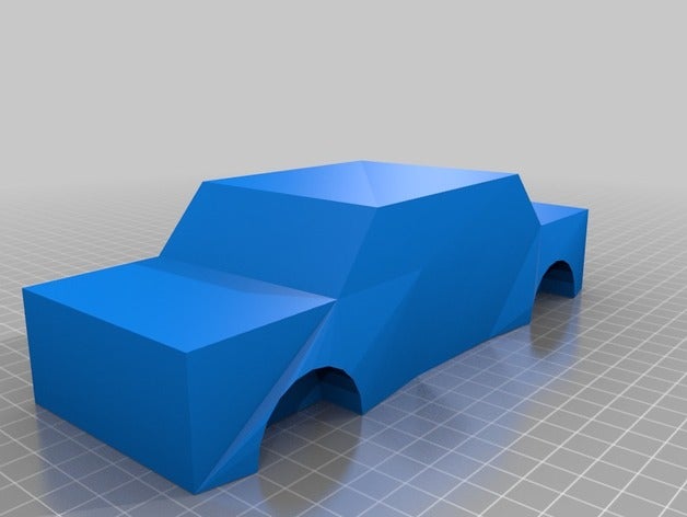 basit araba 3D print model - Mito3D