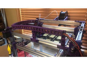 d-bot extruder cable chain 3d printer parts dbot 3d print model - Mito3D