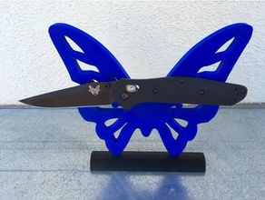 benchmade marka bıçak görüntüler spor ve açık hava standı 3d print model - Mito3D
