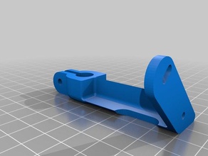 cr-10 dial holder bracket mount - larger diameter 3d printer parts bed leveling indicator fang fan 3d print model - Mito3D