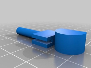 nerf barricade poussoir de soutien post remplacement passe-temps 3d print model - Mito3D