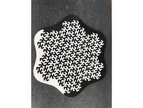 fractal puzzle bulmaca fraktal zor 3d print model - Mito3D