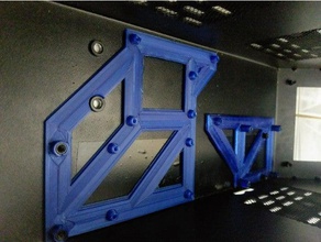 wanhao i3 törpülemeyi pi mosfet kontrol kutusu, adaptör rampalar 3d yazıcı parçaları Koza oluşturmak teksir maker seçin v2 makinesi melzi 14 monte edin modifiye 3d print model - Mito3D