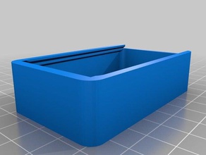 meine angepasste Runde box Deckel 1 Container kundengebundene 3d print model - Mito3D