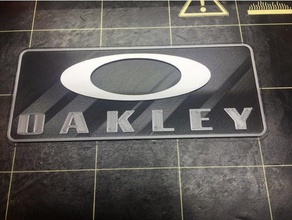 oakley-logo 3d print model - Mito3D