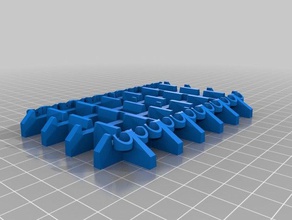 96 well plate 8 tube strip magnetic separator biology 96-well 3d print model - Mito3D