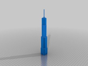 one world trade center lego art new-york oneworldtradecenter 3d print model - Mito3D