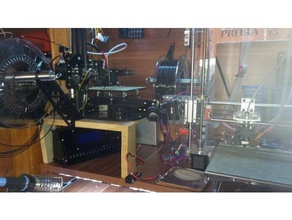 filamento stand 02 Impresora 3d accesorios el de la titular soporte bobina 3d print model - Mito3D