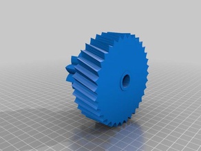 gear aktenvernichter paper shredder office 3d print model - Mito3D