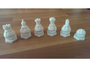 pacman-Geist-Schachspiel Schach 3d print model - Mito3D