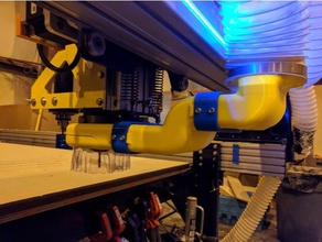 shopbot prs polvere scarpa air drill macchine utensili 3d print model - Mito3D