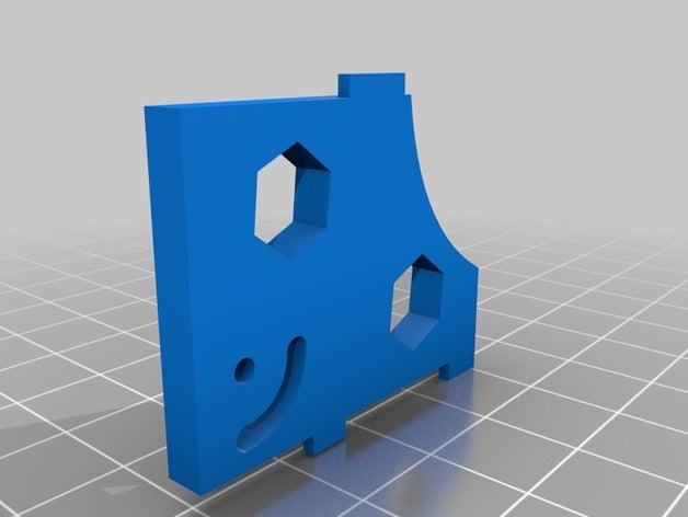 split cam plaka pirat keç r c araçlar 3D print model - Mito3D