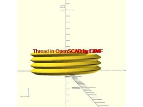 thread parametrico per la matematica filet zvit 3d print model - Mito3D