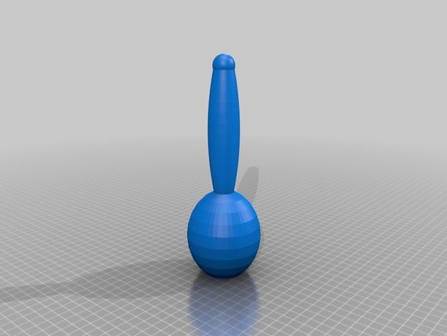 maracas de la musique instrument percussion les hochets 3D print model - Mito3D