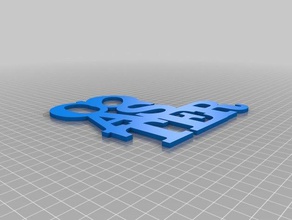 coaster-wordsculpture las esculturas personalizado 3d print model - Mito3D