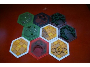 some more settlers catan variations toys & games 3d print model - Mito3D