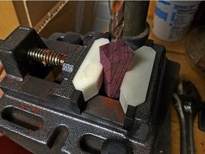 lápiz vicepresidente de auto centrado adaptador partes la prensa del taladro jig torno magnético torneado madera 3d print model - Mito3D