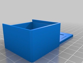 meu personalizados tampa deslizante caixa recipientes personalizado 3d print model - Mito3D