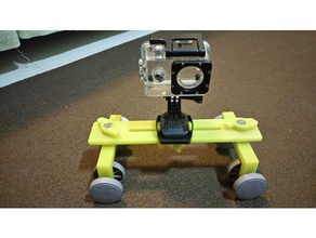 riprogettazione di base ruota video skate dolly la fotocamera 3d print model - Mito3D