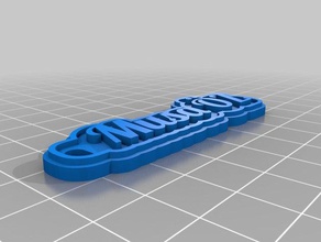 musa z keychains customized 3d print model - Mito3D