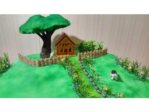 models crafts animals dock oak 3d print model - Mito3D