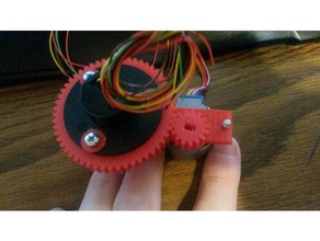 gear mount slip ring engineering stepper motor 3d print model - Mito3D